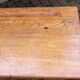 Table d'écolier vintage bois et métal