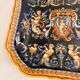 Old Plate Serving Salad Bowl Earthenware Gien Renaissance Angelot Model Made