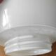 Globe de lampe en opaline moulé diamètre 16 cm