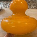Orange pendant light, 1970s