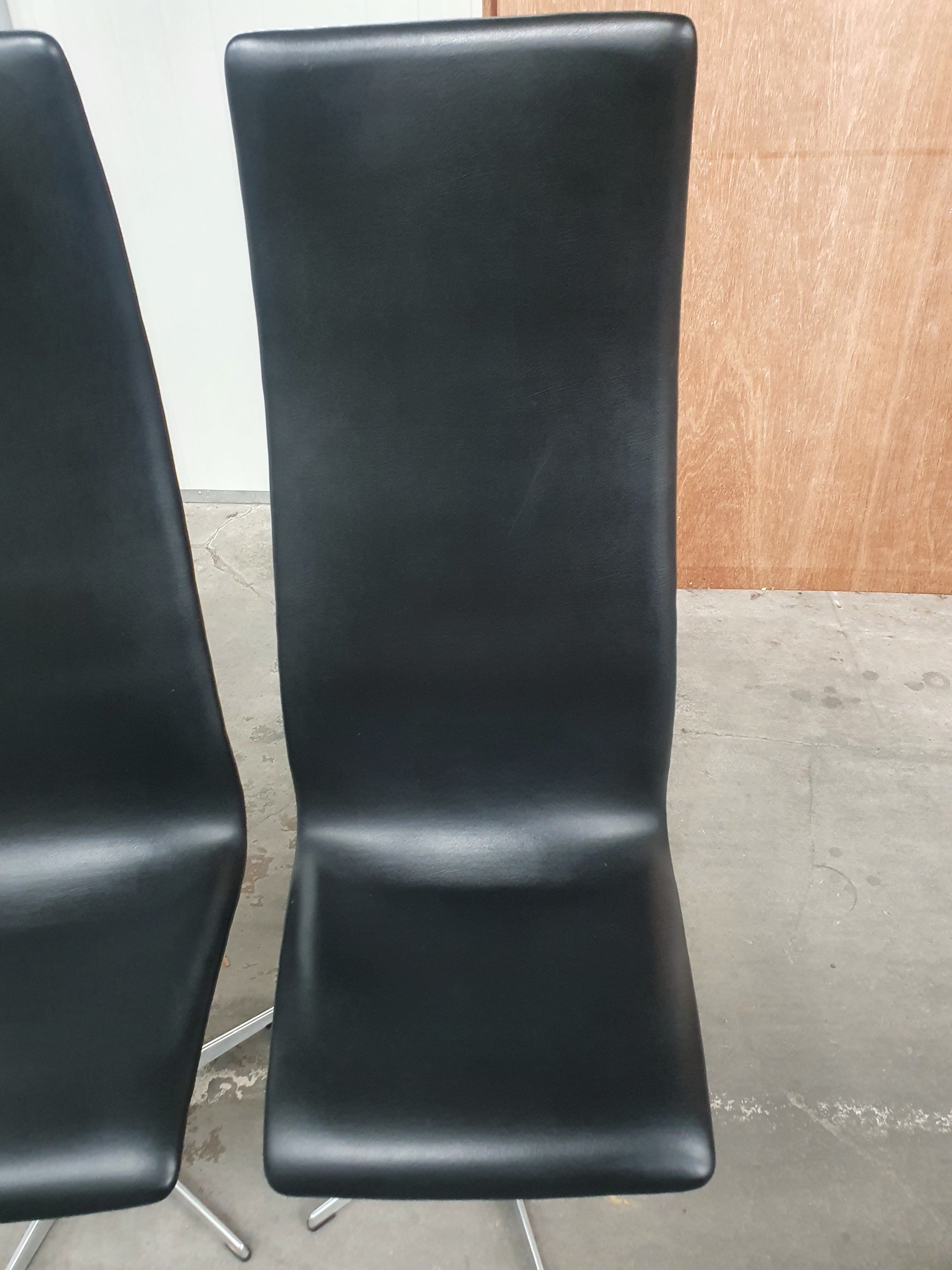 Paire de chaises « Oxford » par Arne Jacobsen pour Fritz Hansen