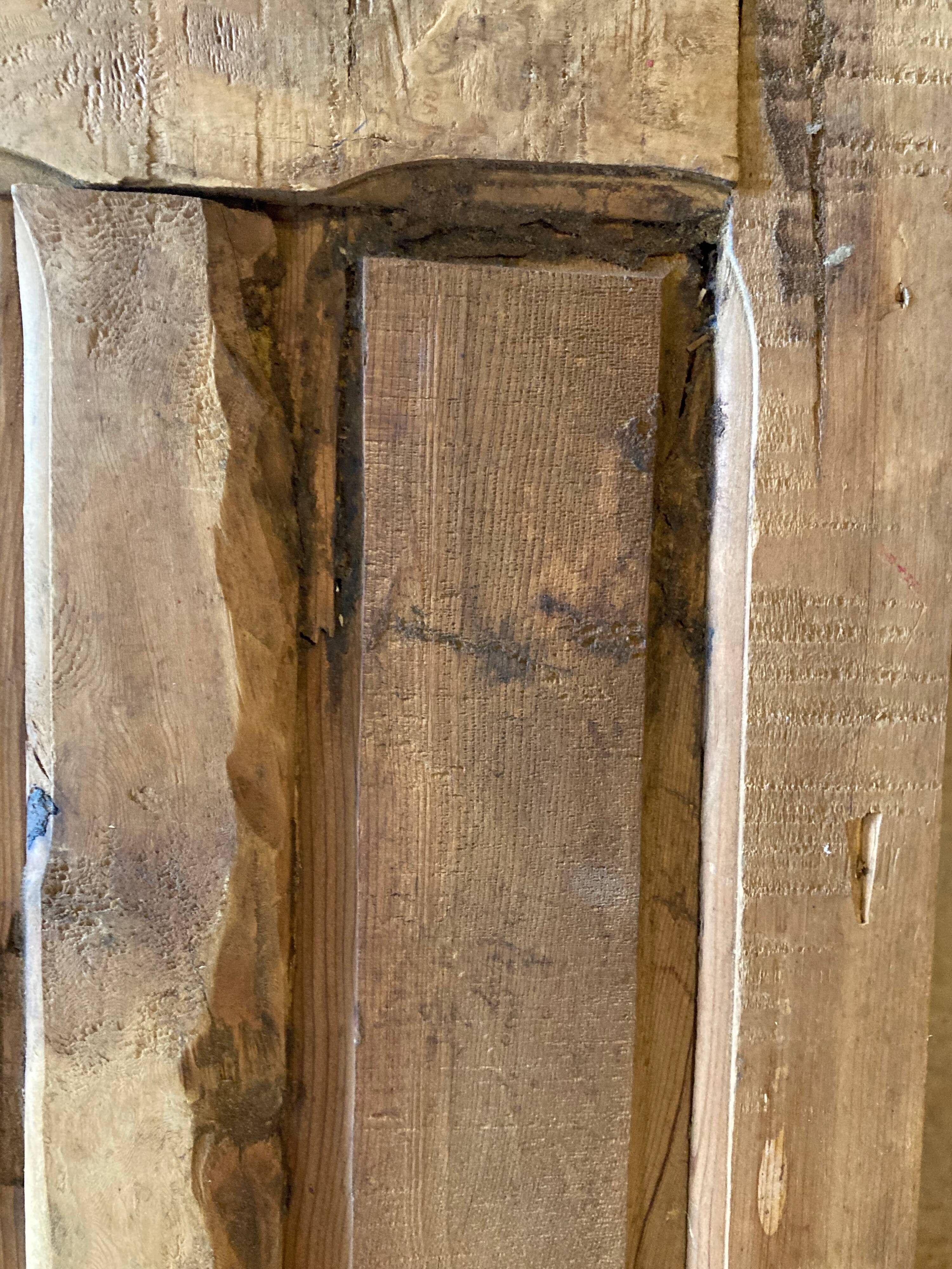 Wardrobe with exotic carved doors