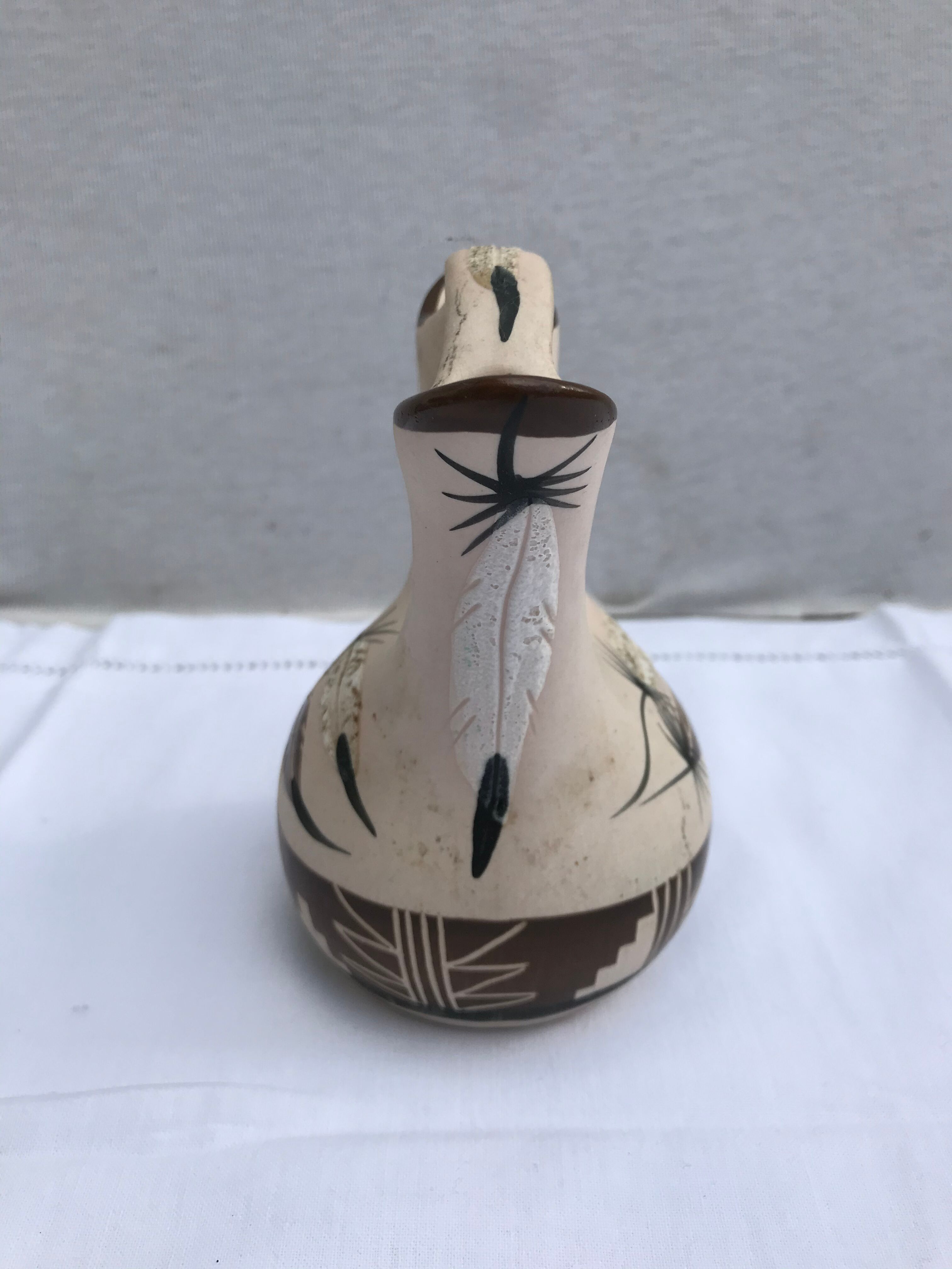 Ancient vase soliflore double betty selly 1959 vintage ceramics