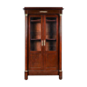 Empire mahogany library showcase