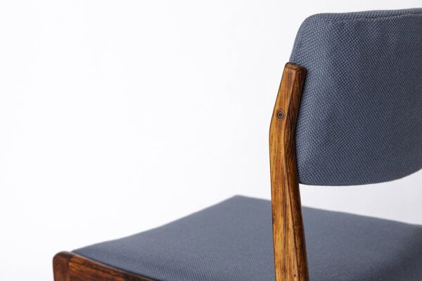 Paire de chaises de salle à manger en palissandre HW Klein pour Bramin – Design danois moderne, années 1960