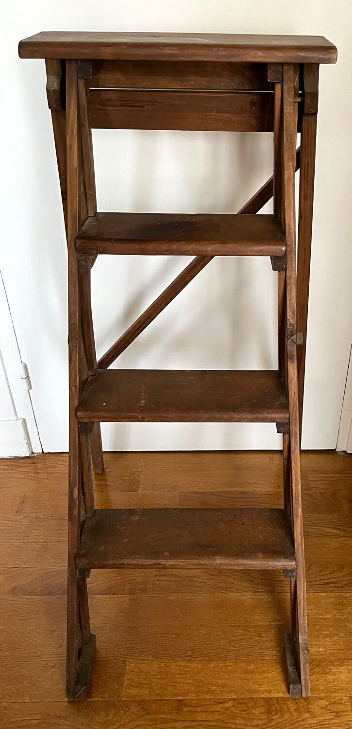 Wooden stepladder