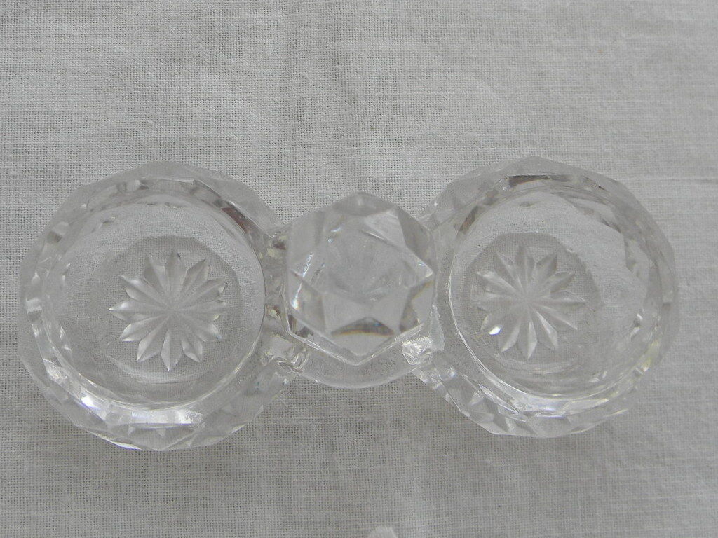 Small crystal salt shaker from Baccarat