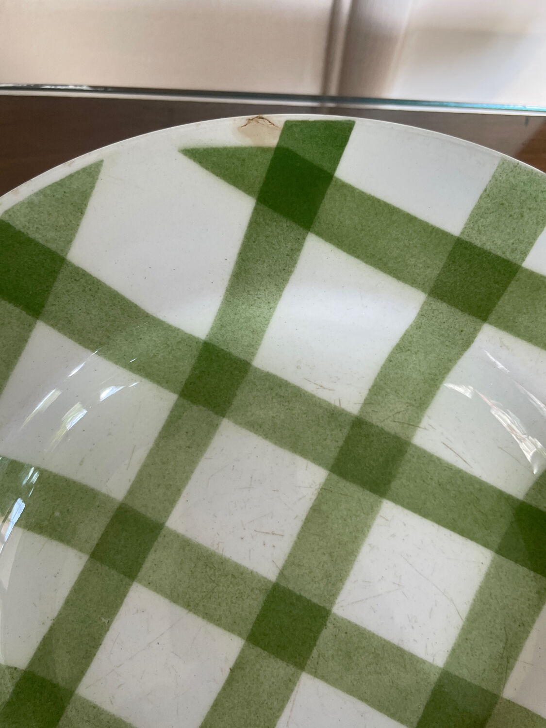 Set of 11 hollow plates Orchies Moulin des loups