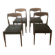 Set de 4 chaises scandinaves  1960