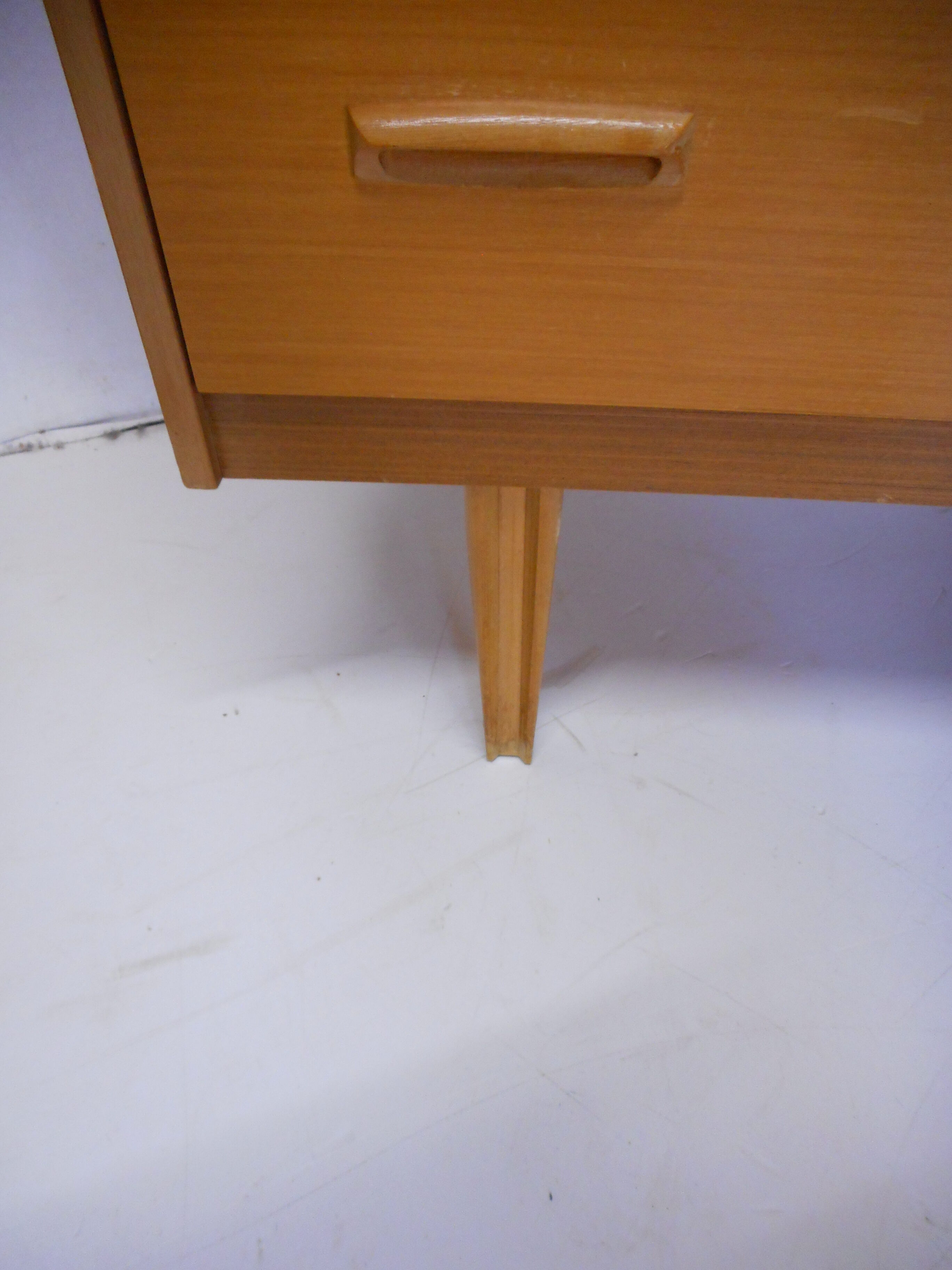 Blond oak dresser