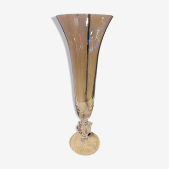 Sèvres crystal tulip neck vase