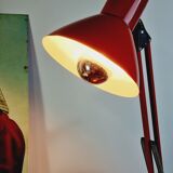 Red industrial lamp
