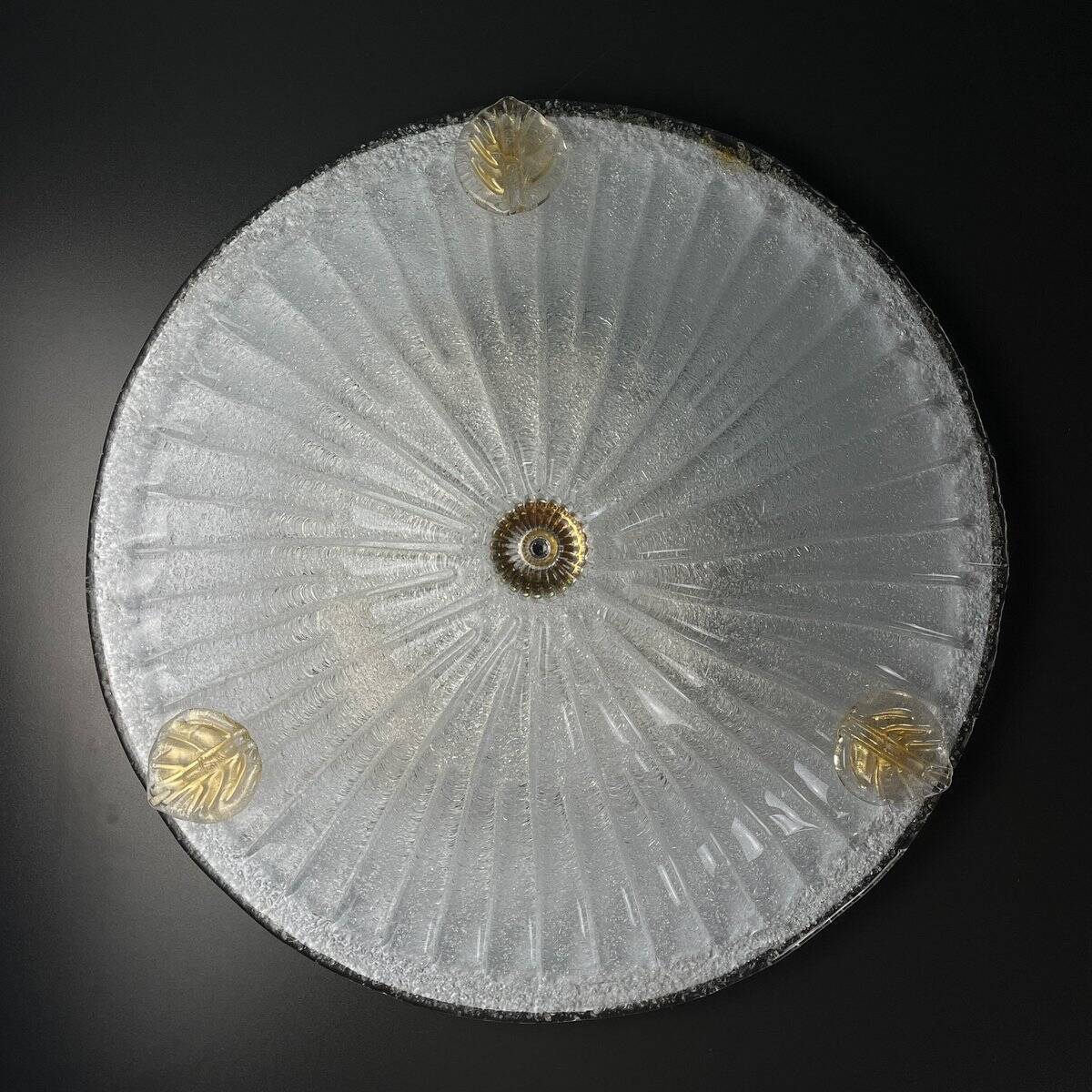 Murano Glass Ceiling Lamp, Italy, 1990s