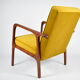Velvet armchair model 04-b, 1970s, yellow fabric