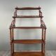 Large Carved Mahogany Shelf, 19th Century