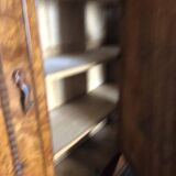 Unique model craftsman's cabinet, cabinetmaker's cabinet, 3-door cabinet, French marquetry furniture