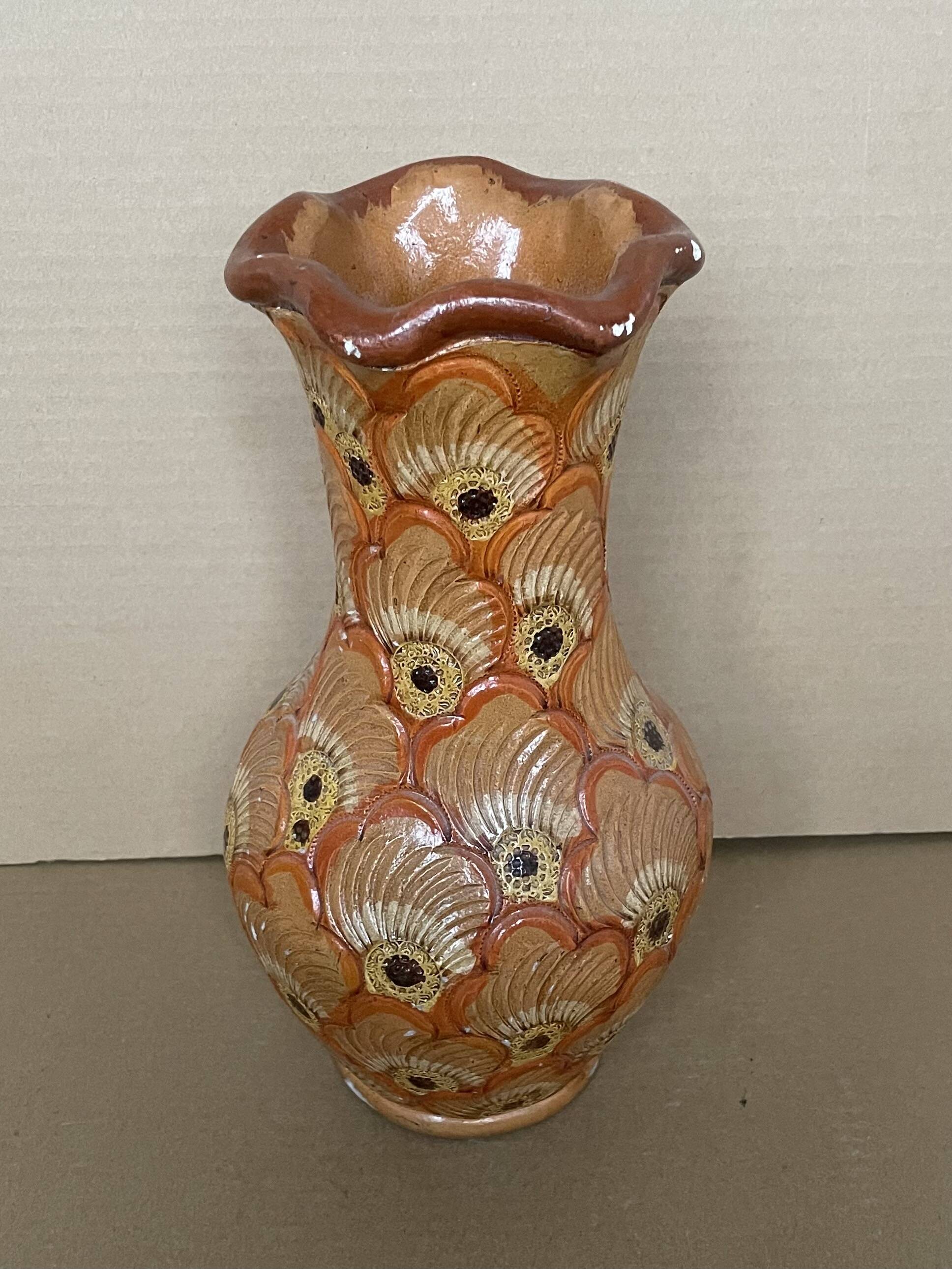 Old terracotta vase