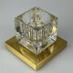 60s 70s Peill & Putzler Cube wall lamp ceiling lamp ice glass space design