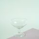 Lot de 8 coupes à champagne gravées, motifs fleurs, 1960