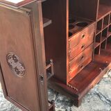 Art Deco rosewood bar