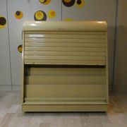 Painted iron display stand, Italy, 1960s.