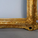 Old frame Louis XV style foliage 44x34cm gilded stucco wood SB170