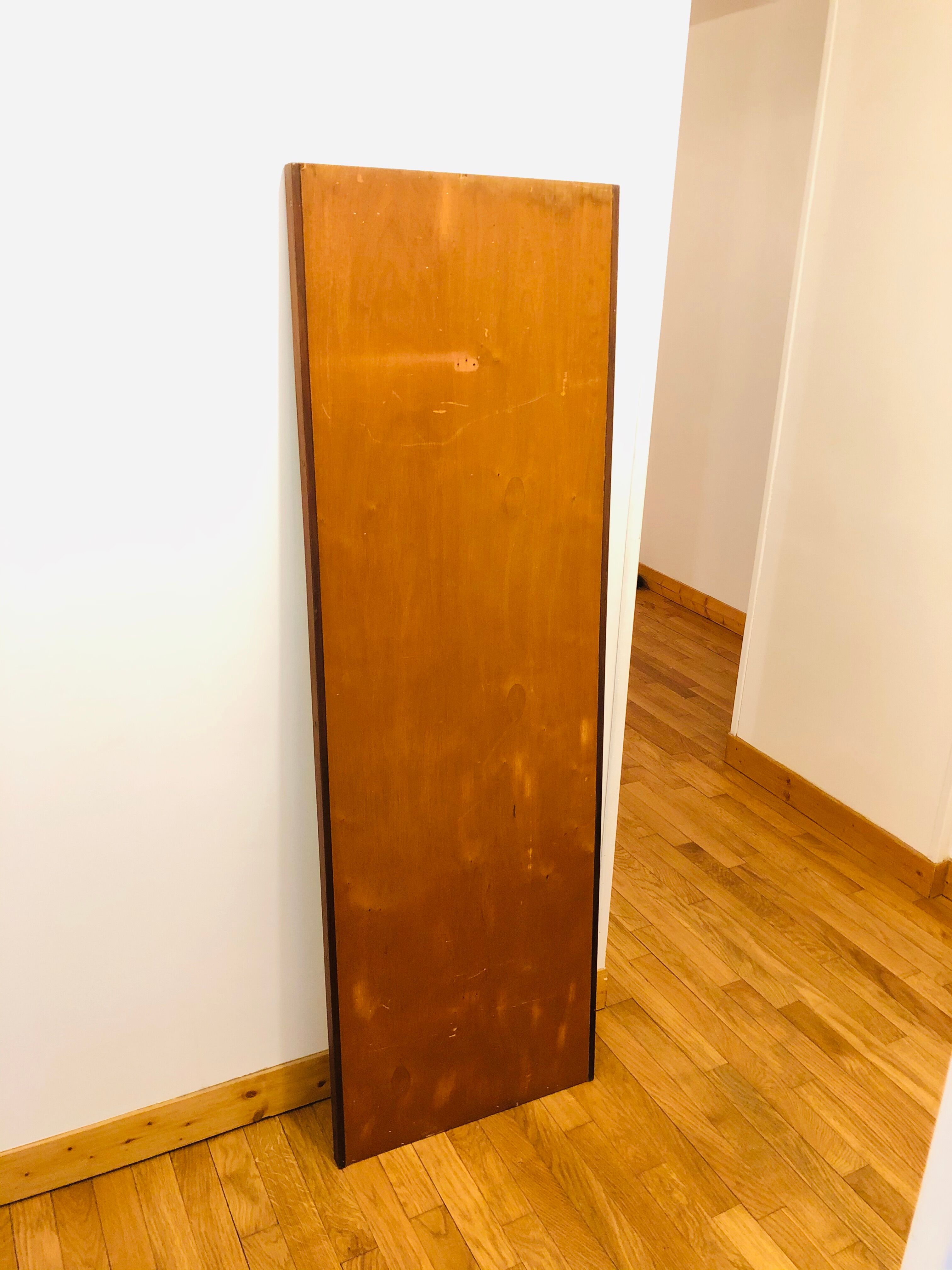 Scandinavian teak mirror 151x48cm