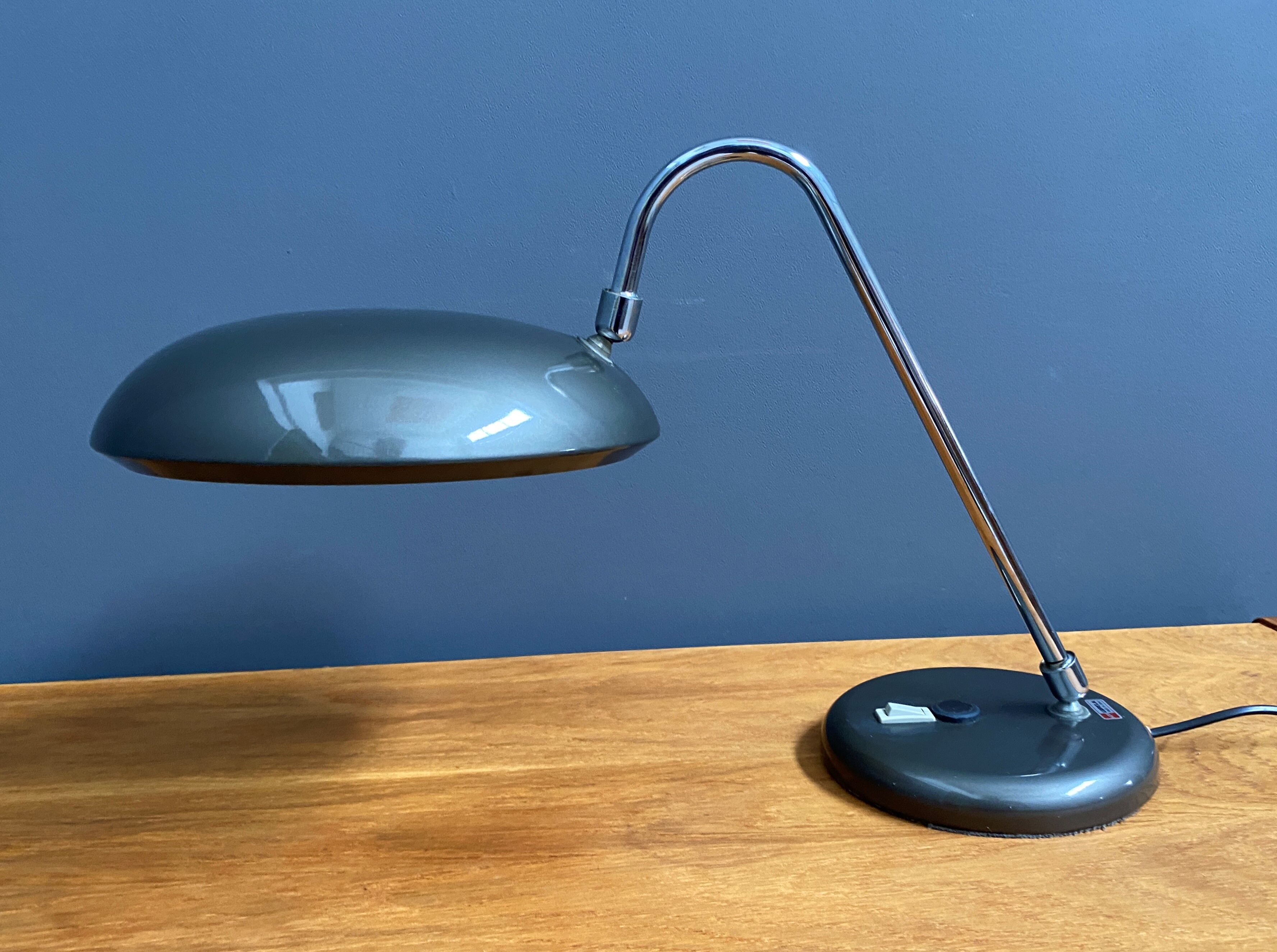 Fase desk lamp model Cisne 1970s