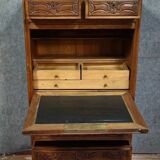 Antique walnut secretary – Louis XV style – Drop-down – 19th century
