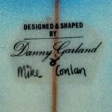 Vintage Danny Garland & Mike Conlan Surfboard for Space-Gypsy 1976