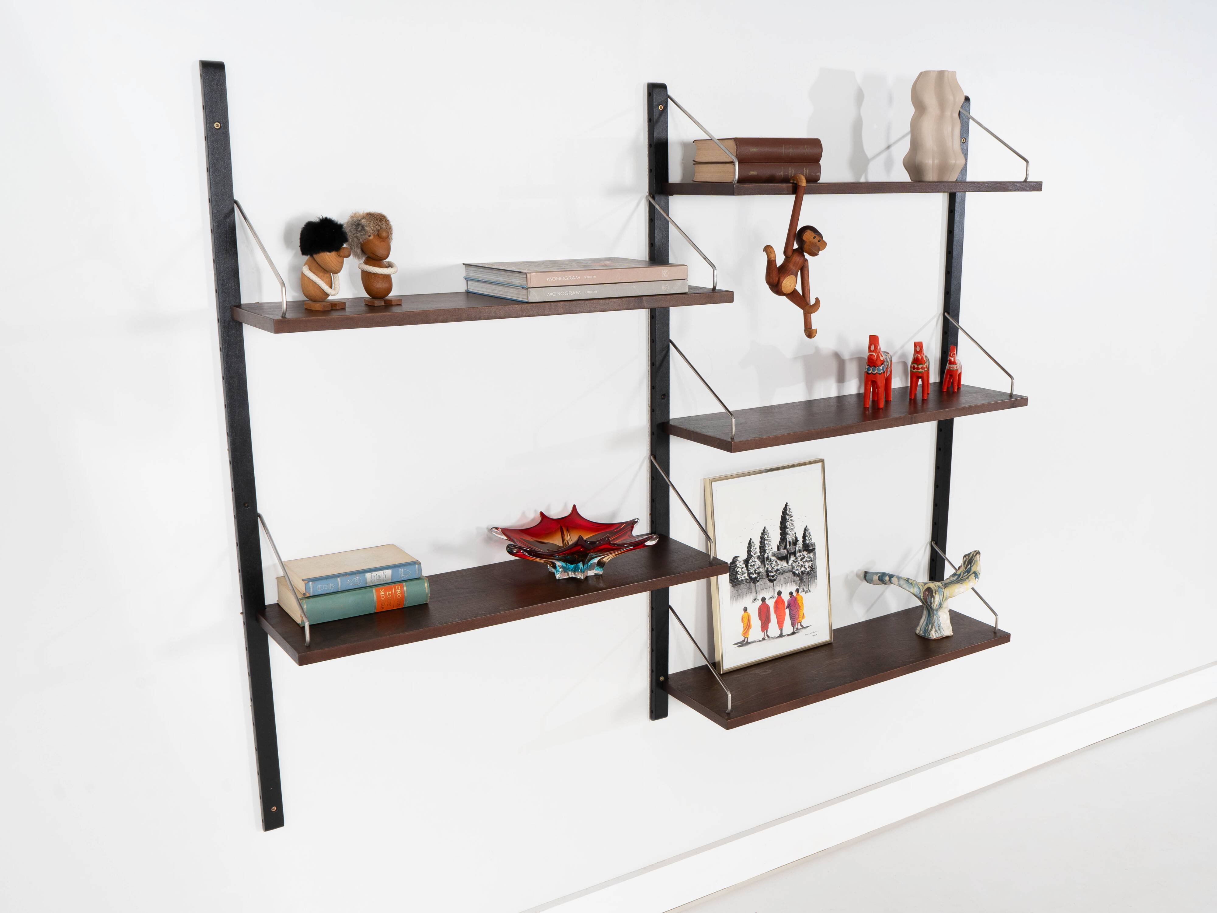 Modular shelving unit, Danish design, 1960s, designer: Poul Cadovius