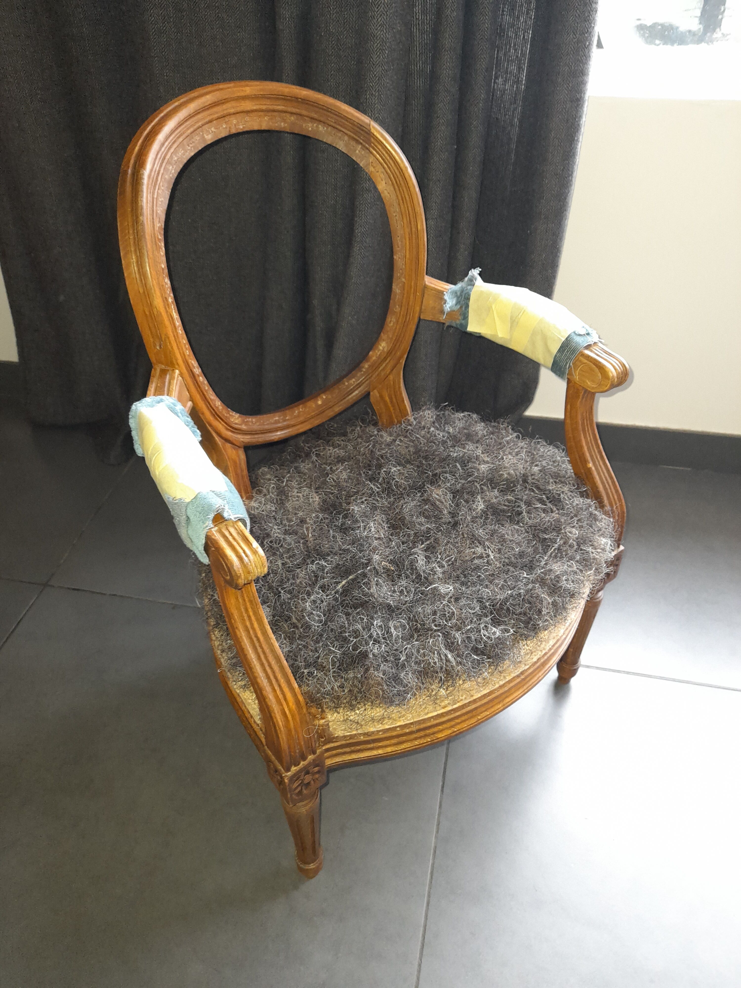 Louis XVI style children's armchair