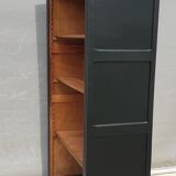 Open bookcase XIXth lacquered black