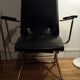 Black vintage armchair