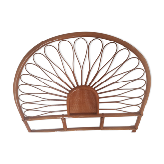 Rattan headboard