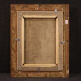 Antique 17th century still life with flowers and fruit