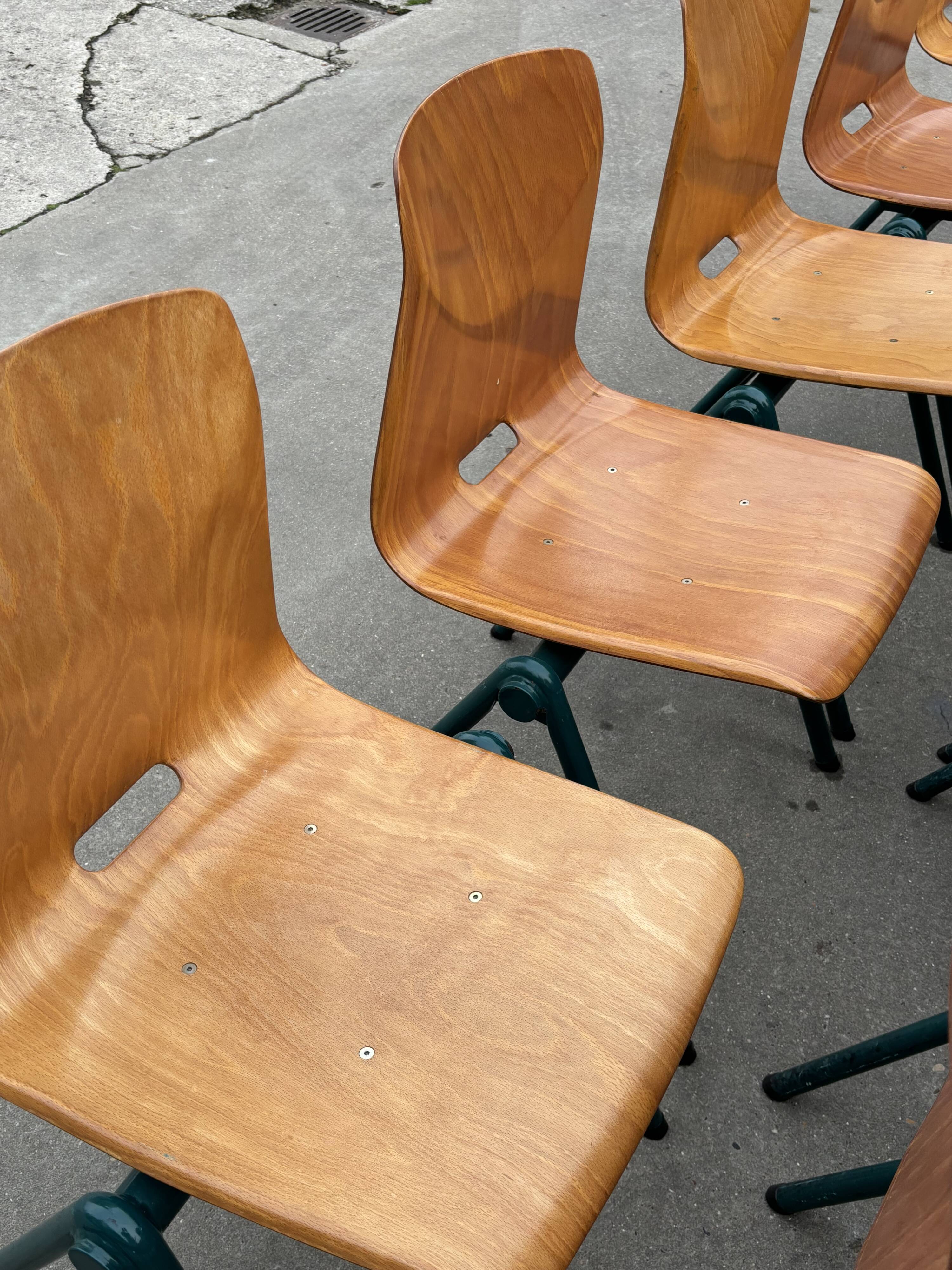 Vintage Dining Chair Industrial Pagwood from Woodmar 70's Design