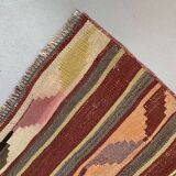 Old Turkish narrow Kilim Runner 270x53 cm shabby chic, vintage kelim