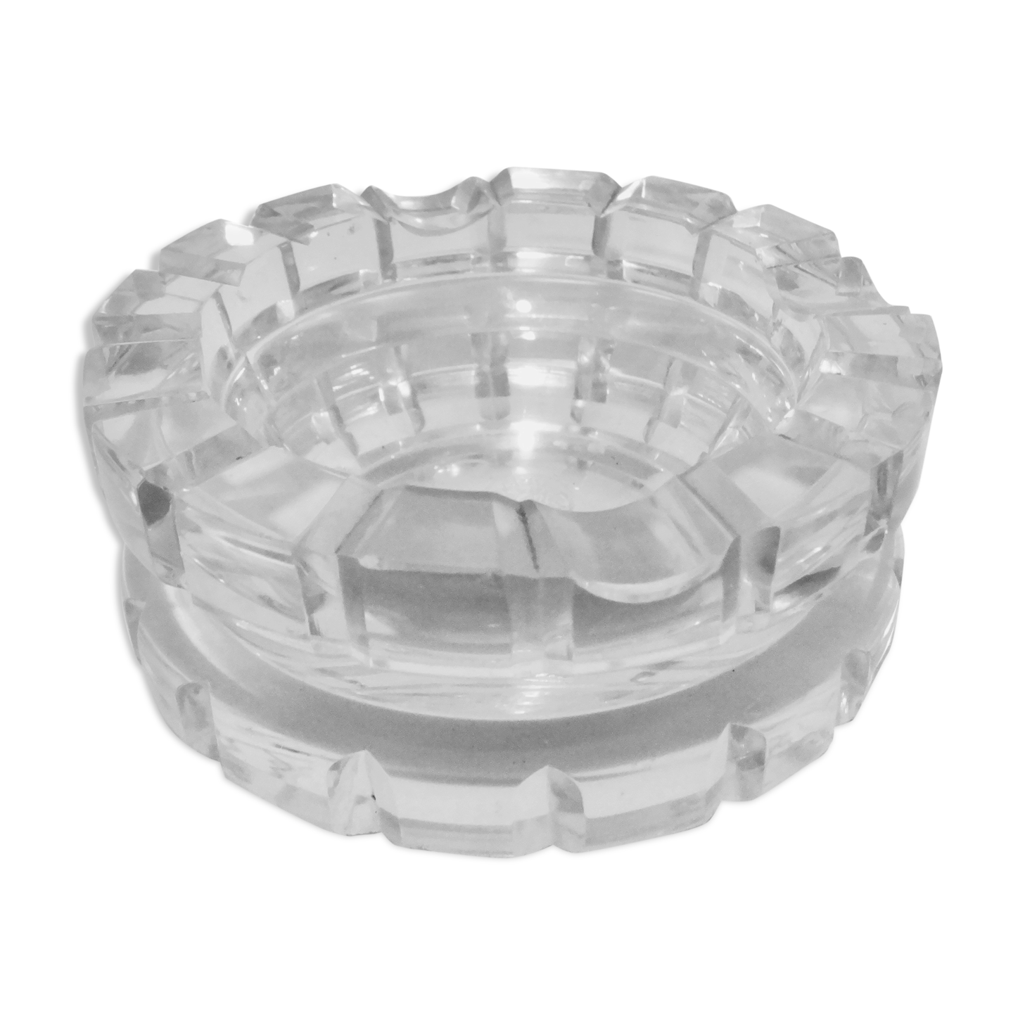 Crystal ashtray St Louis