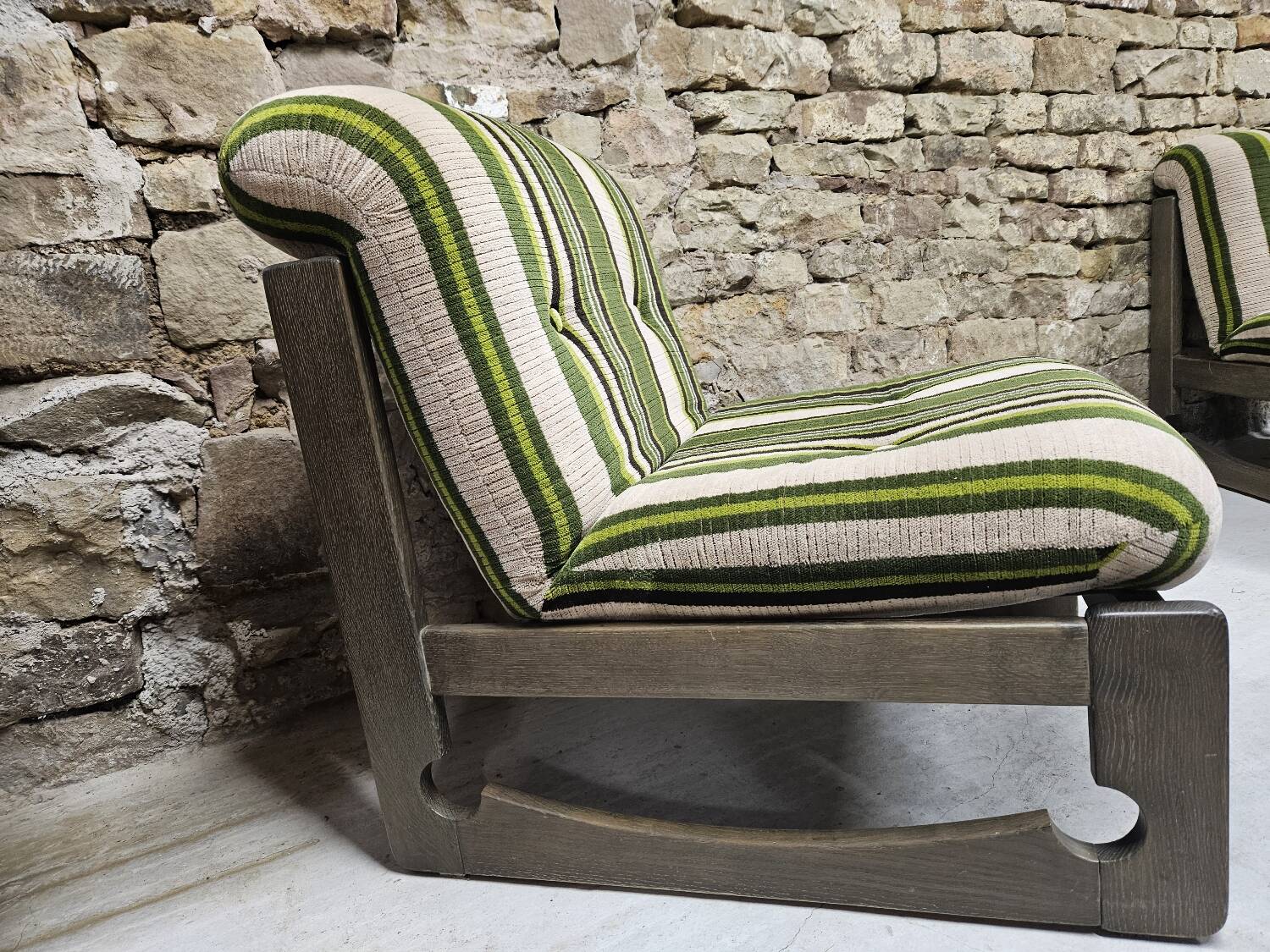 Set of 4 armchairs 1960/1970