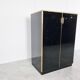 Bar en verre noir, années 1970