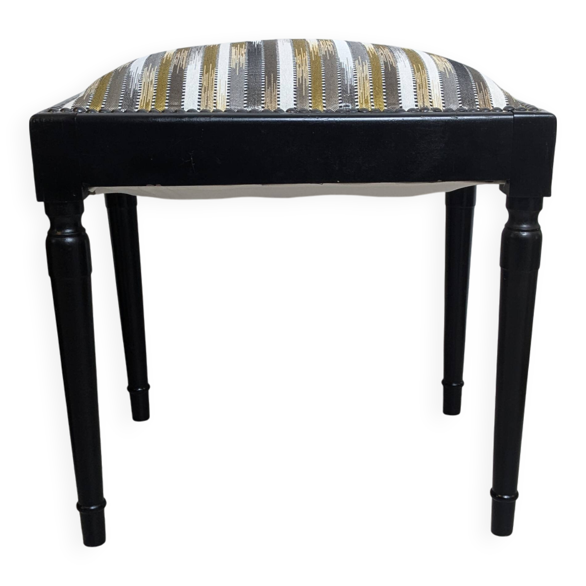 Vintage rectangular piano stool