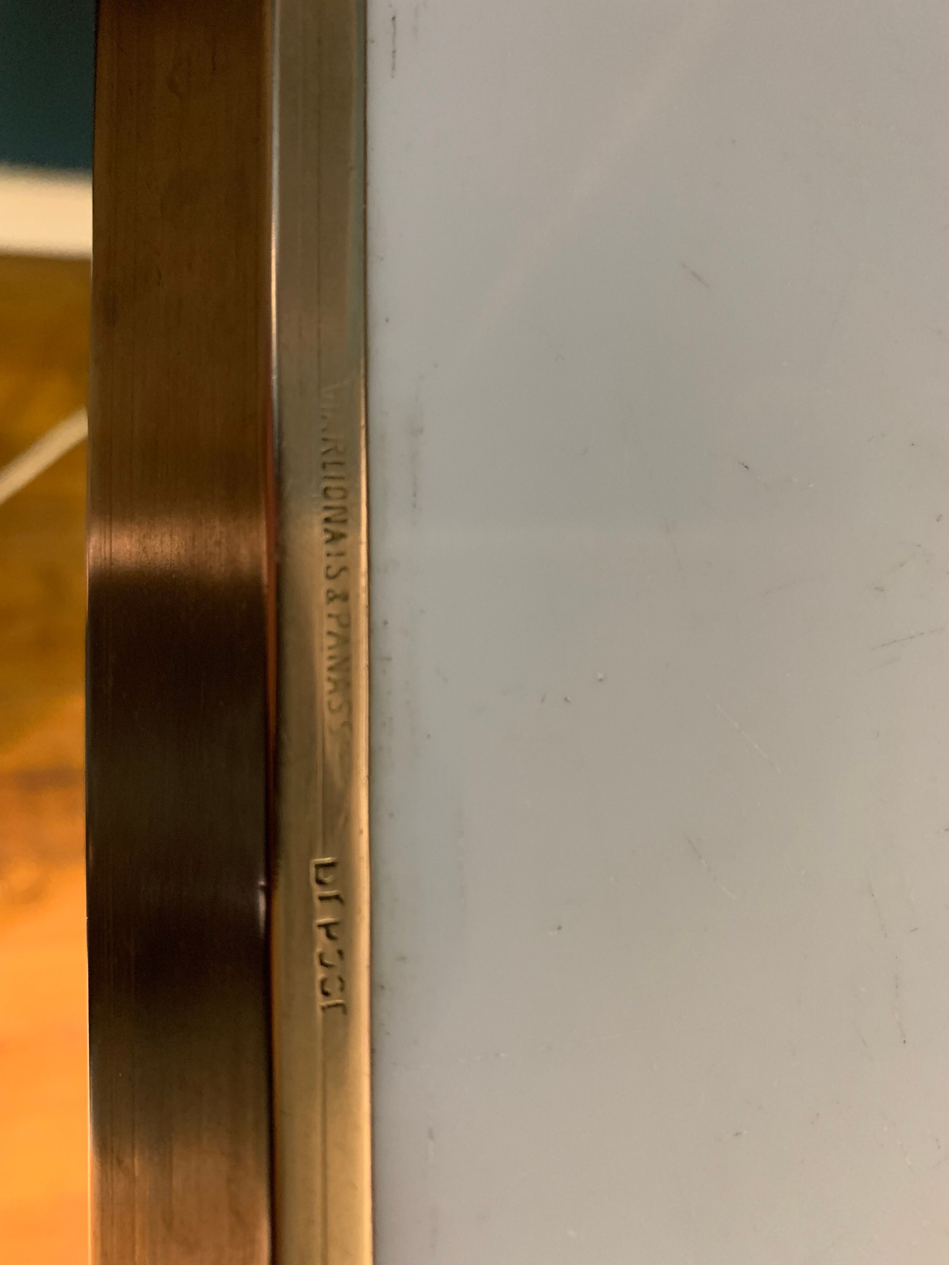 Bistro table early twentieth century Charlionais & Panassier