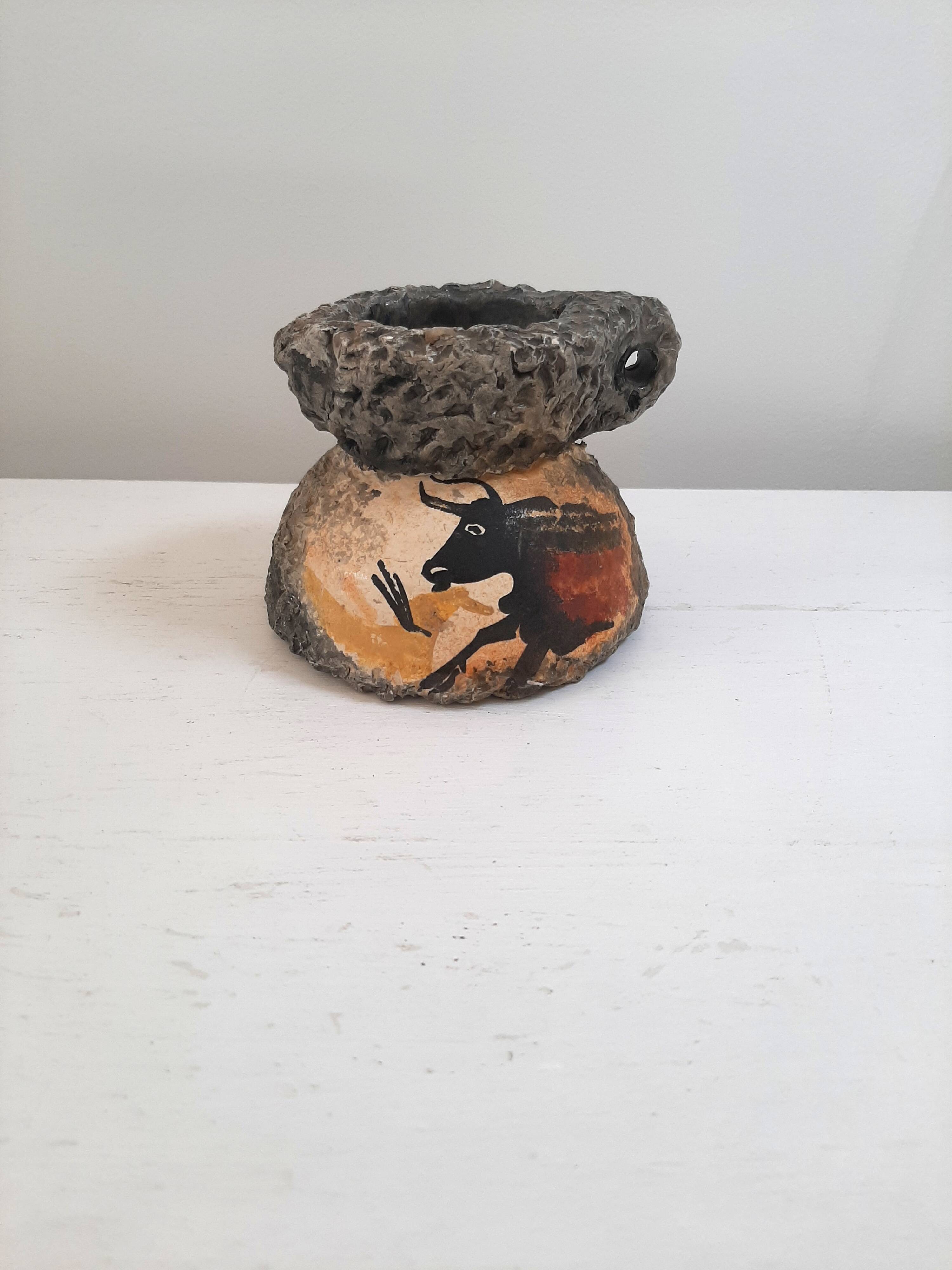 Candle holder André Quiron Vallauris