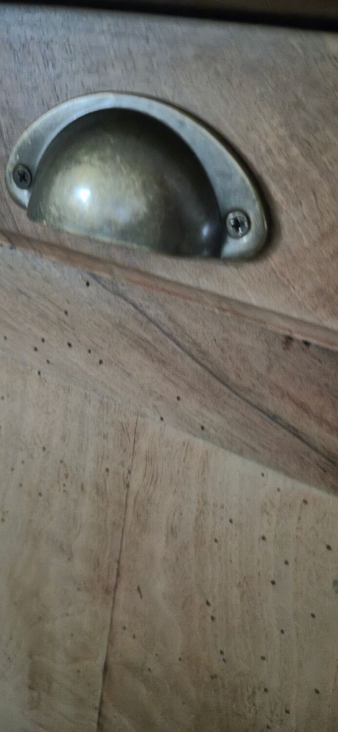 Small solid wood jam jar holder