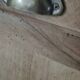Small solid wood jam jar holder
