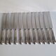 Set of 12 knives silver metal and stainless steel violin model Ercuis