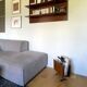 Vintage walnut and black OPAL magazine/vinyl rack