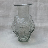 Vase en verre soufflé