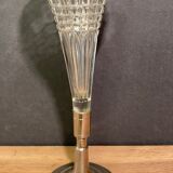 Cone vase, cut crystal bouquet (most certainly baccarat, saint louis ...)